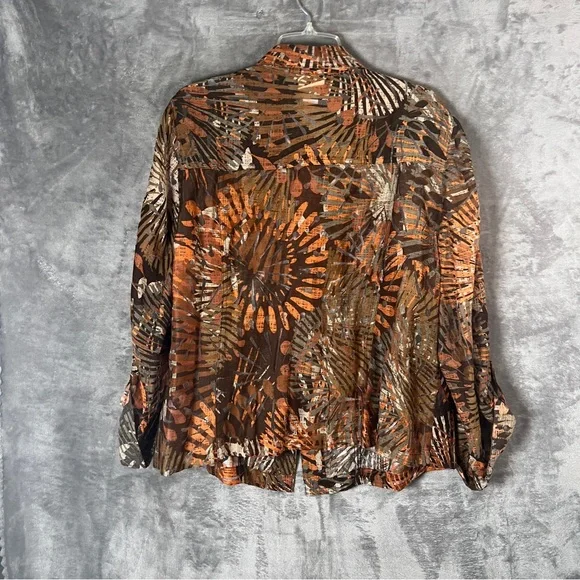 Ruby Rd. Multicolor Patterned Jacket - Picture 6 of 8